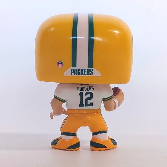 Funko Pop! NFL Green Bay Packers Aaron Rodgers #12 With Helmet Unboxed #10 - Picture 3 of 5